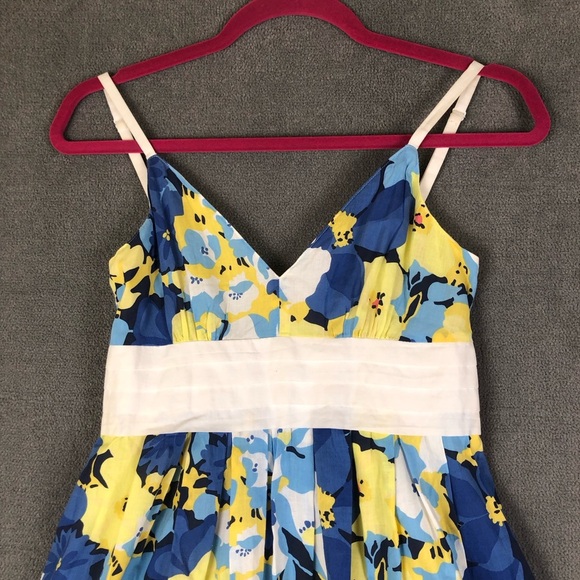 Guess floral retro sleeveless A-line dress size 1 - Picture 2 of 12